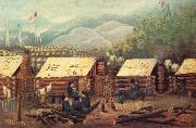 unknow artist Winter Quarters,Culpeper,Virginia oil painting reproduction